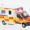 Wietmarscher Ambulanzfahrzeuge RTW, 2018, Rettungsdienst Bäuerle Ambulanz Augsburg, 1:87, Rietze