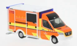 Wietmarscher Ambulanzfahrzeuge Design RTW, 2018, Rettungsdienst Kreis Steinfurt, 1:87, Rietze