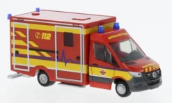 Wietmarscher Ambulanzfahrzeuge RTW, 2018, Feuerwehr Delmenhorst, 1:87, Rietze