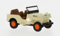 Willys Jeep CJ-3A, beige, 1949, 1:87, Wiking