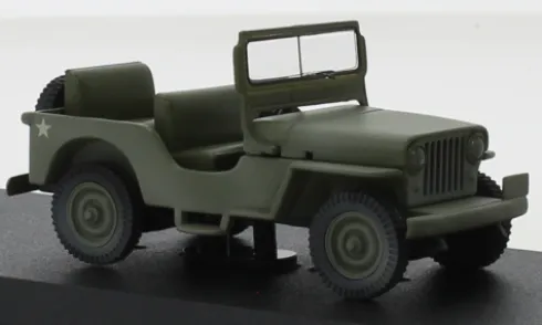 Willys CJ-2A, oliv, 1949, US Army, 1:43, Greenlight